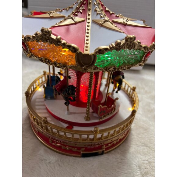 Musical Carousel With Horses & Sleigh - Picture 5 of 8